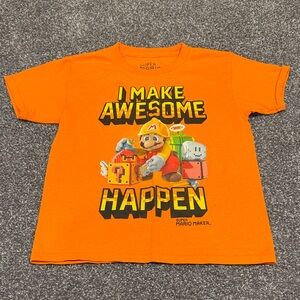 Nintendo Super Mario Maker Vibrant Orange Shirt